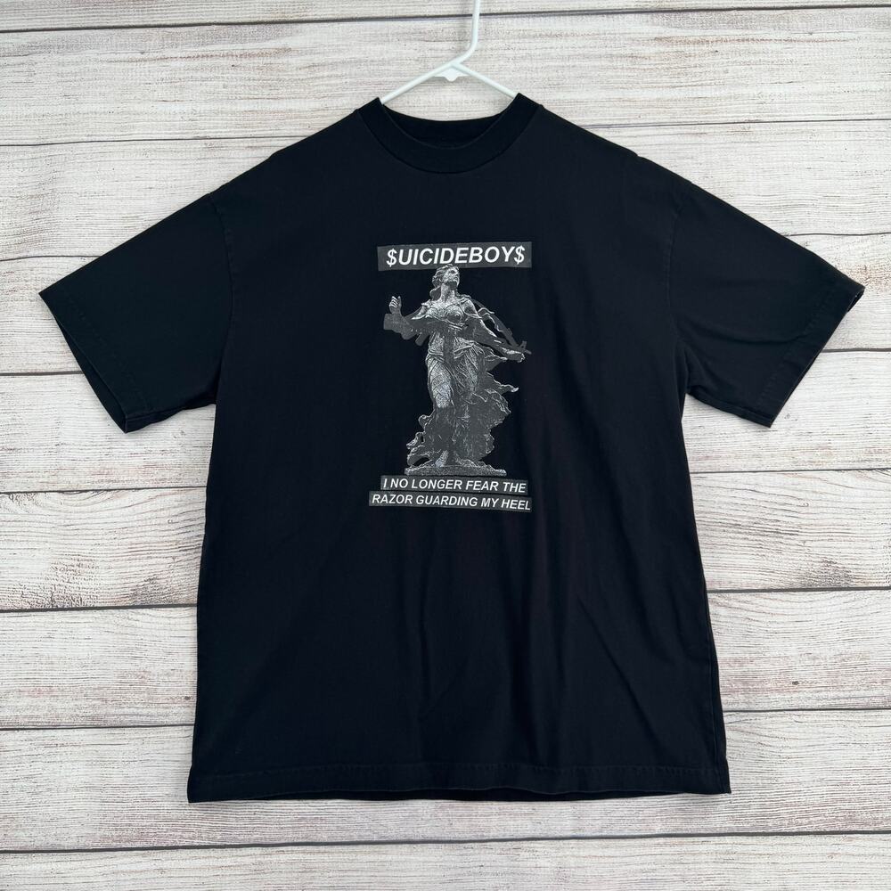 G59 SuicideBoys Not Even Ghosts Are This Empty T-Shirt Adult M Black Tour Merch